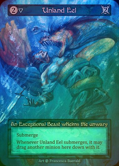 【FOIL】[Water] Unland Eel [beta-Exceptional]